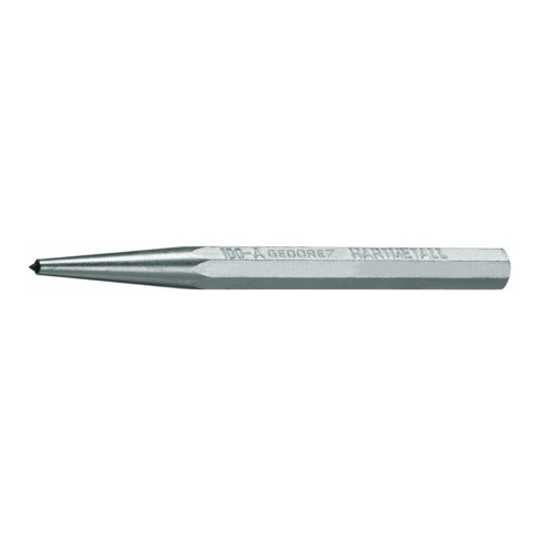 Gedore 100 A-12 Punzone con punta in metallo duro 130x12x4 mm