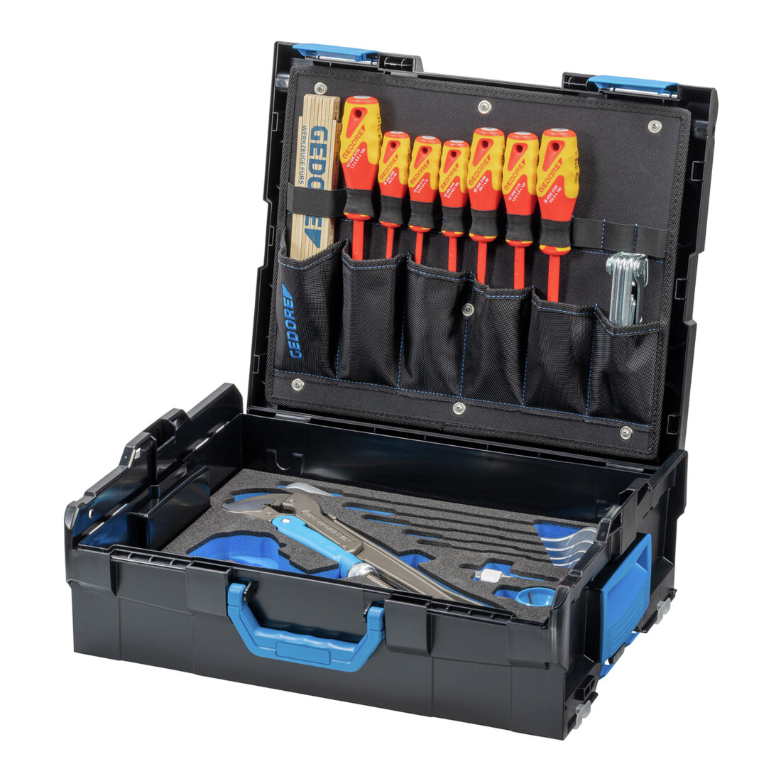 Gedore 1100-03 L-BOXX 136 con assortimento sanitario 44 pezzi