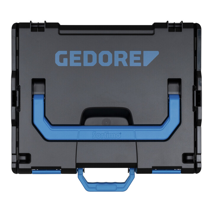 Gedore 1100-03 L-BOXX 136 mit Sortiment Sanitär 44-teilig