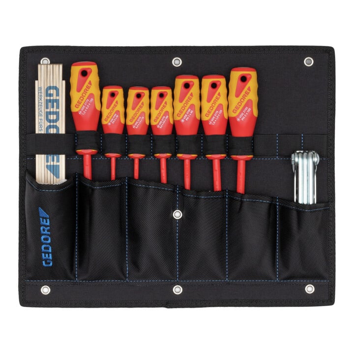 Gedore 1100-03 L-BOXX 136 mit Sortiment Sanitär 44-teilig