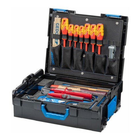 Gedore 1100-03 L-BOXX 136 mit Sortiment Sanitär 44-teilig