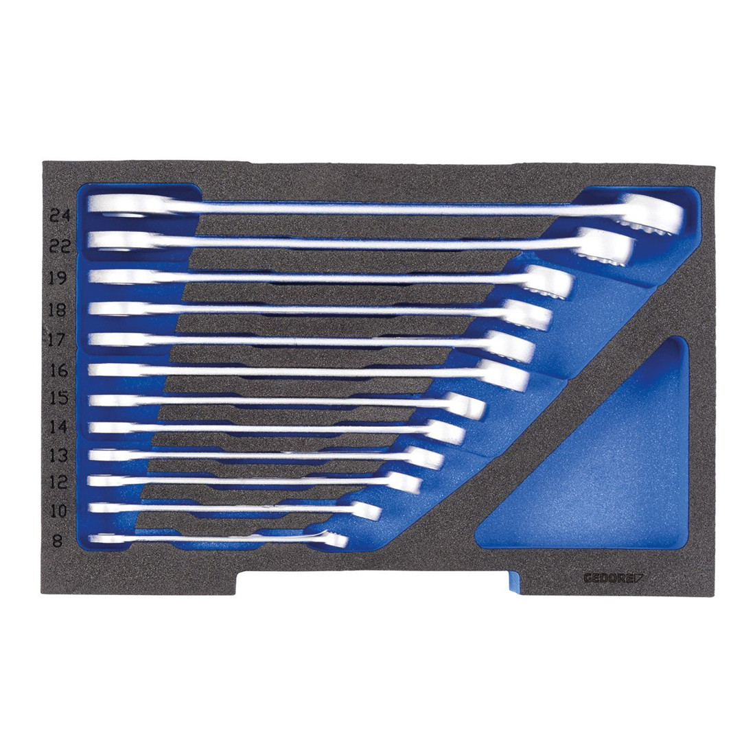Gedore 1100 CT1-7 Ring-Maulschlüssel-Satz in L-BOXX 136, 7-teilig, 2835908