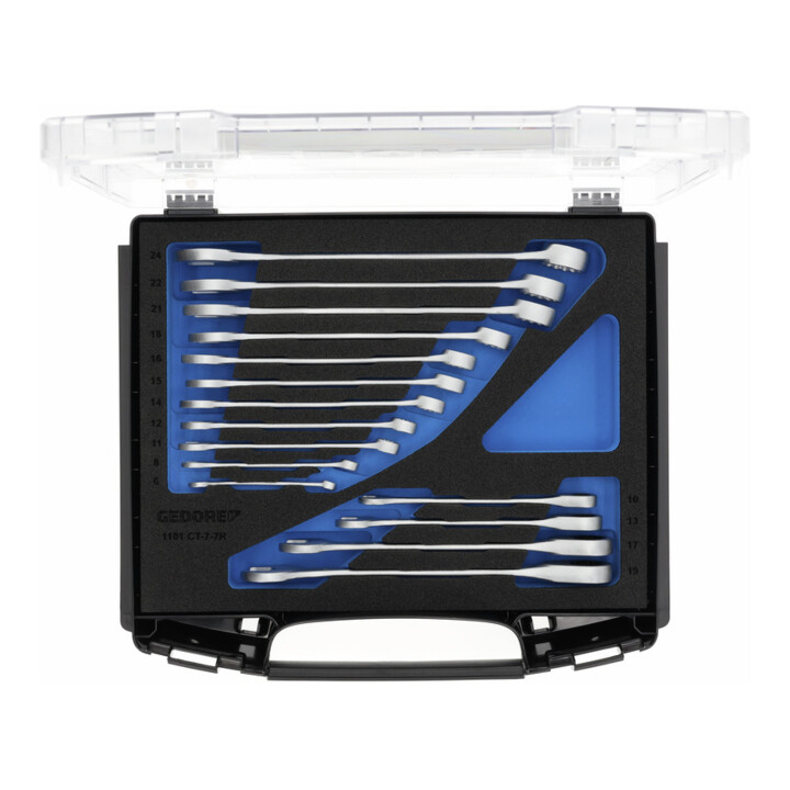 Gedore 1101-7-7 R Ringsleutel- en steeksleutelset, in i-BOXX 72