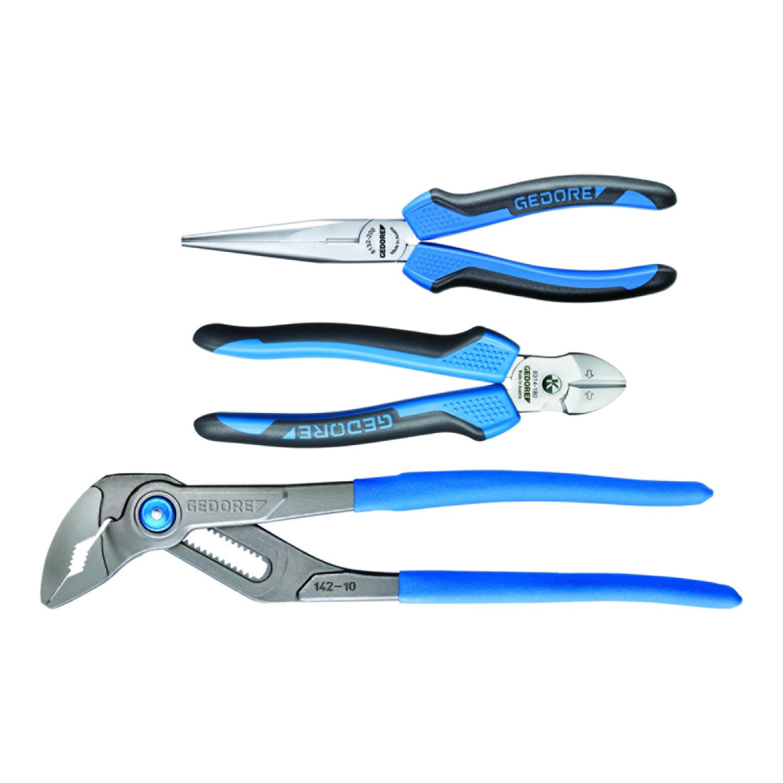 Gedore 1102-007 Zangen-Satz 3-teilig in L-BOXX Mini