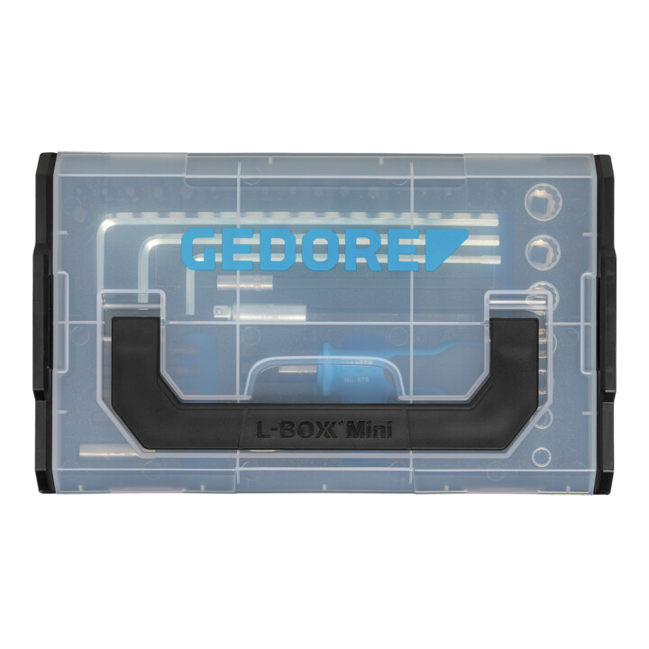 Gedore 1102-038 Bitset 1/4" FLEX met bitratel, 38 stuks.