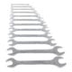 Gedore 12-delige dubbele steeksleutelset, SW 6-34 mm, metrisch, mat chroom