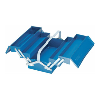 Gedore 1265 L Cassetta porta attrezzi, vuota, 5 scomparti, 210x420x225 mm