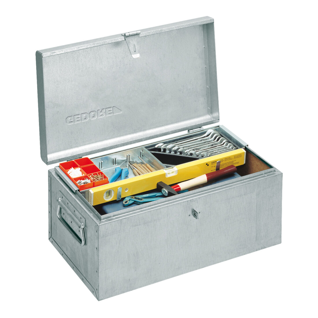 Gedore 1440 Z-83 Valigetta porta attrezzi JUMBO, zincata, 340x841x427 mm
