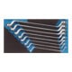 Gedore 1500 CT1-2 Dubbele ringsleutelset in Check-Tool-module