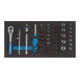 Gedore 1500 CT1-20 Steckschlüssel-Sortiment 1/4" in Check-Tool-Modul