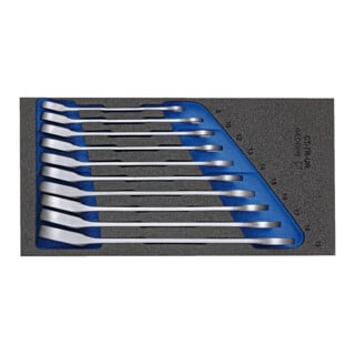 Gedore 1500 CT1-7 UR Satz Maulschlüssel mit Ringratsche umschaltbar in Check-Tool-Modul