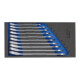 Gedore 1500 CT1-7 UR Satz Maulschlüssel mit Ringratsche umschaltbar in Check-Tool-Modul