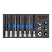 Gedore 1500 CT1-IN 19 LKM Satz Schraubendrehereinsätze 1/2" in Check-Tool-Modul-1