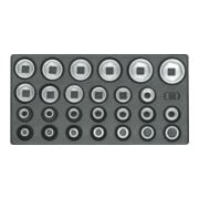 Gedore 1500 ES-19 Satz Steckschlüsseleinsätze 1/2", 6-kant, in 1/3 ES-Modul-1