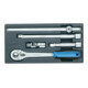 Gedore 1500 ES-1993 T Accessoires voor 1/2" steeksleutelbits in 1/3 ES-module