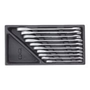 Gedore 1500 ES-7 R Set chiavi a forchetta con cricchetto ad anello in modulo 1/3 ES-1