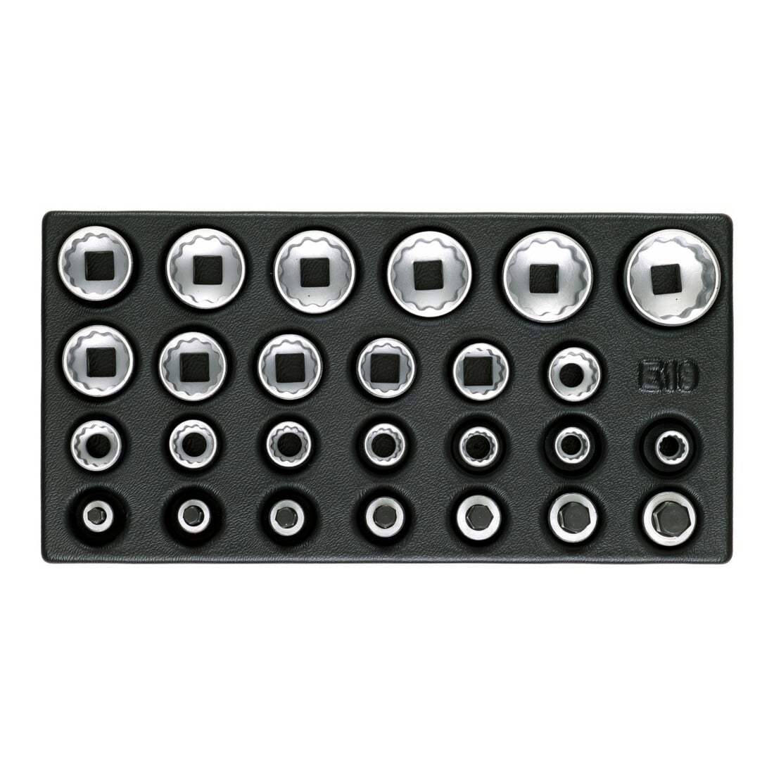 Gedore 1500 ES-D 19 Satz Steckschlüsseleinsätze 1/2", UD-Profil, in 1/3 ES-Modul