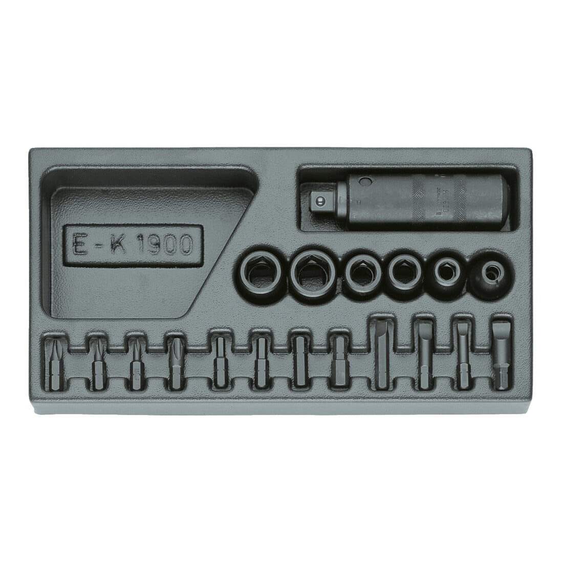 Gedore 1500 ES-K 1900 Set sbloccacuscinetti 1/2" in modulo 1/3 ES