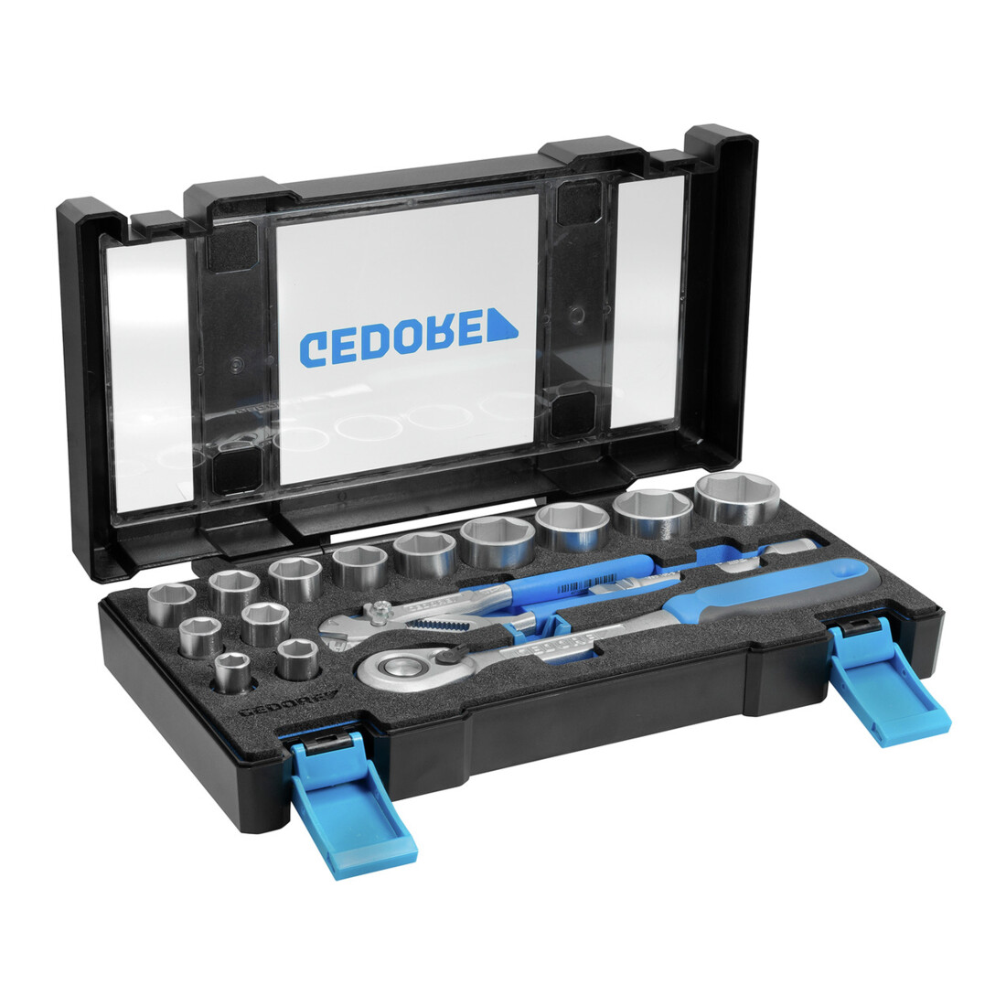 Gedore 19 DMU 183 Dopsleutelset met tang