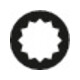 Gedore 2 A 46 Trekring sleutel, gebogen, 12-kant, 46 mm
