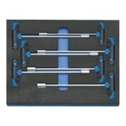 Gedore 2005 CT2-2133 T Set di chiavi a bussola in modulo Check-Tool, 7 pezzi-1