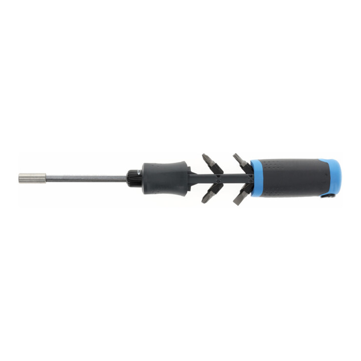 Gedore 2169-012 Tournevis à magasin avec fonction cliquet SilentGEAR 1/4 pouce