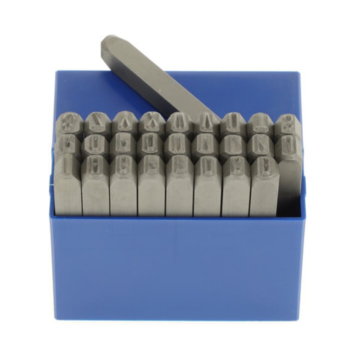 Gedore 2201-6 Schlagbuchstaben 27-teilig