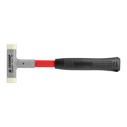 Gedore Martello morbido 248F, con manico in fibra di vetro, inserto in plastica, anti-contraccolpo-1