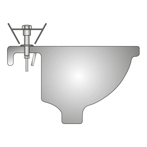 Gedore 316500 Standhahnmutterschlüssel 260 mm