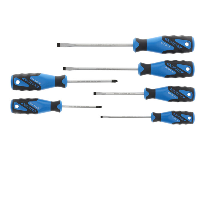 Gedore 3C-Tournevis set 6 pcs IS 4-8 PZ 1-2