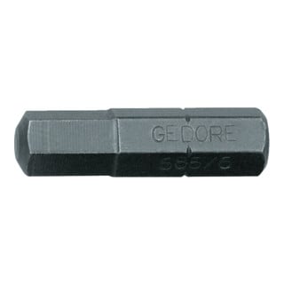 Gedore 685 4 S-010 Schraubendreherbit 1/4", Vorteilspack 10-teilig, Innen-6-kant 4 mm