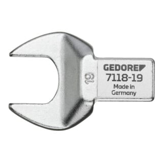 Gedore 7118-27 Einsteckmaulschlüssel SE 14x18 27 mm