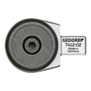 Gedore 7412-02 Einsteckumschaltknarre 1/2", 9x12