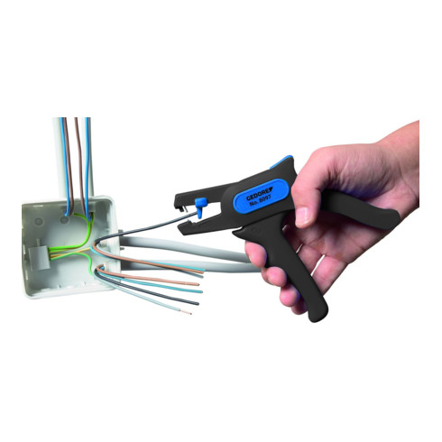 Gedore 8097 Abisolierzange, automatisch, 0,2-6 mm², 200 mm