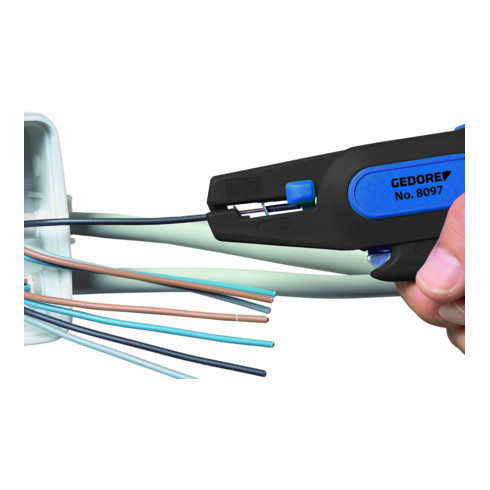 Gedore 8097 Abisolierzange, automatisch, 0,2-6 mm², 200 mm