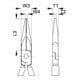Gedore 8136 AB-200 TL Mechanikerzange gewinkelt 200 mm tauchisoliert-4