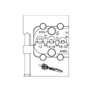 Gedore 8140-20 Inserto modulare per contatto a lamelle