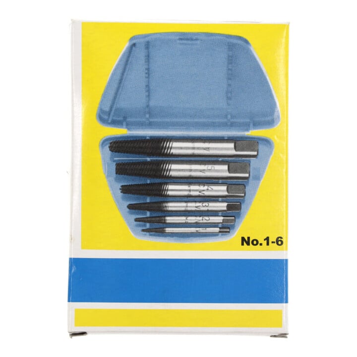 Gedore 8551 S-006 Schraubenausdreher-Satz 6- teilig M3-M24