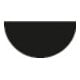 Gedore 8725 2-8 Halfronde werkplaatsvijl 8", 200x20 mm