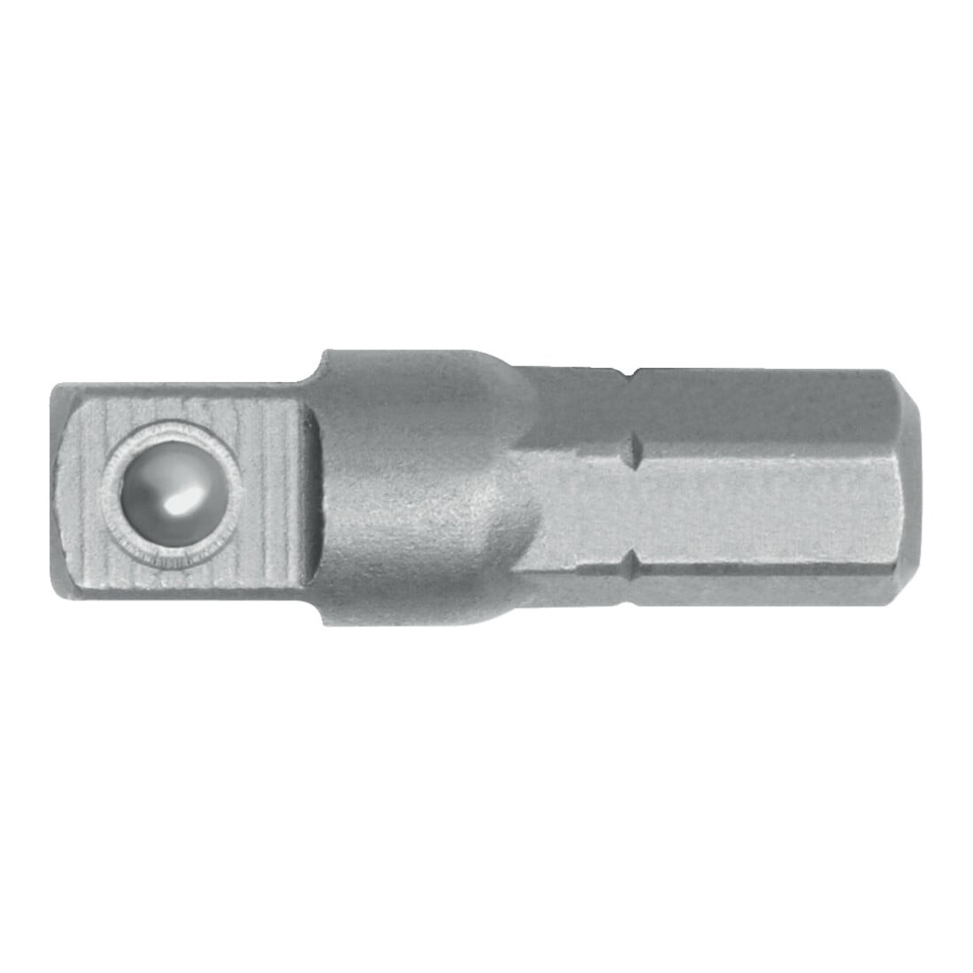 Gedore Adaptateur d'entraînement 1/4" carré x 1/4" hexagonal 25 mm