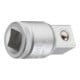 Gedore Adapter, 3/8'' 10 mm naar 1/2'' 12,5 mm, 4-kant aandrijving, verchroomd staal, 3019