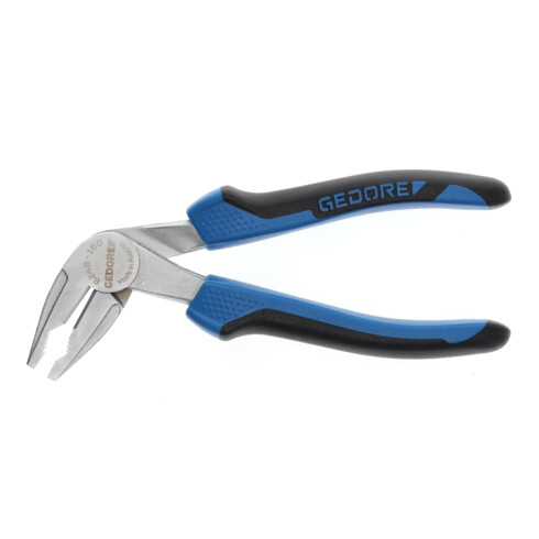 Gedore afgeschuinde combinatietang voor snijden/houden/draaien, inductief geharde precisiesnijkanten HRC 63-65, 8248-160 JC