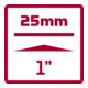 Gedore Anneau/axe de sécurité 1 pouce pour SW24-80mm-3