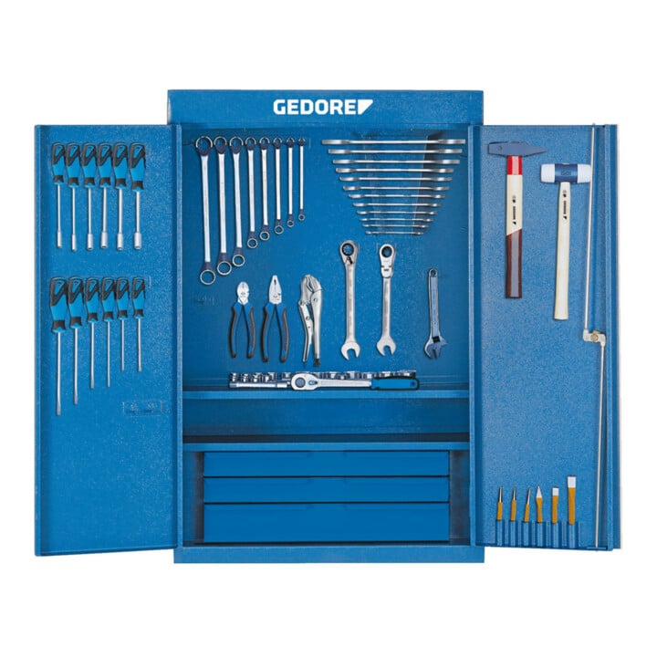 Gedore Armoire à outils 650 x 250 x 970 mm avec support