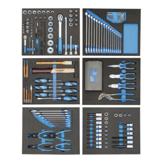 Gedore Assortimento di utensili in modulo Check Tool TS-190, 190pz.