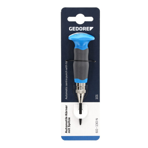 Gedore automatische centerpons met punt en handbeschermer