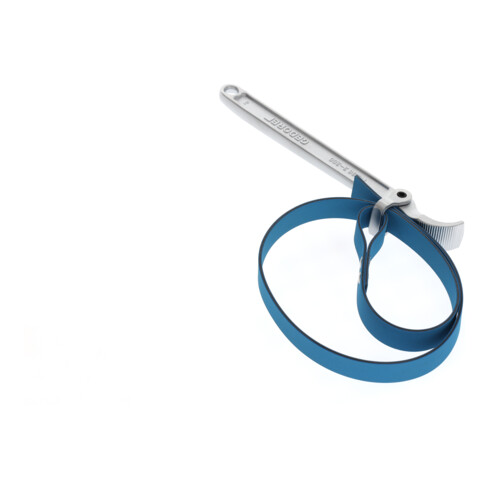 Gedore Bandschlüssel, Bandbreite 25 mm, extra breit, Ø 200 mm (8"), rutschfest, 285 mm lang, verchromt, 36 2-200