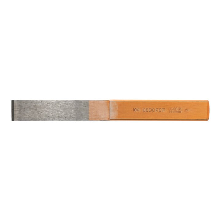 Gedore Beitel, Sleufbeitel, Punthoek 60°, Snijbreedte 26 mm, Lengte 240 mm, gehard staal, 104