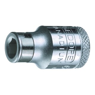 Gedore Bit-Adapter für 3/8" Knarre, Einfacher Bit-Wechsel, Passgenauer Halt, Silber
