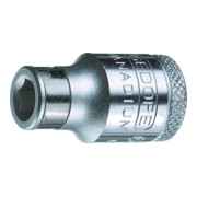 Gedore Bit-Adapter für 3/8" Knarre, Einfacher Bit-Wechsel, Passgenauer Halt, Silber-1